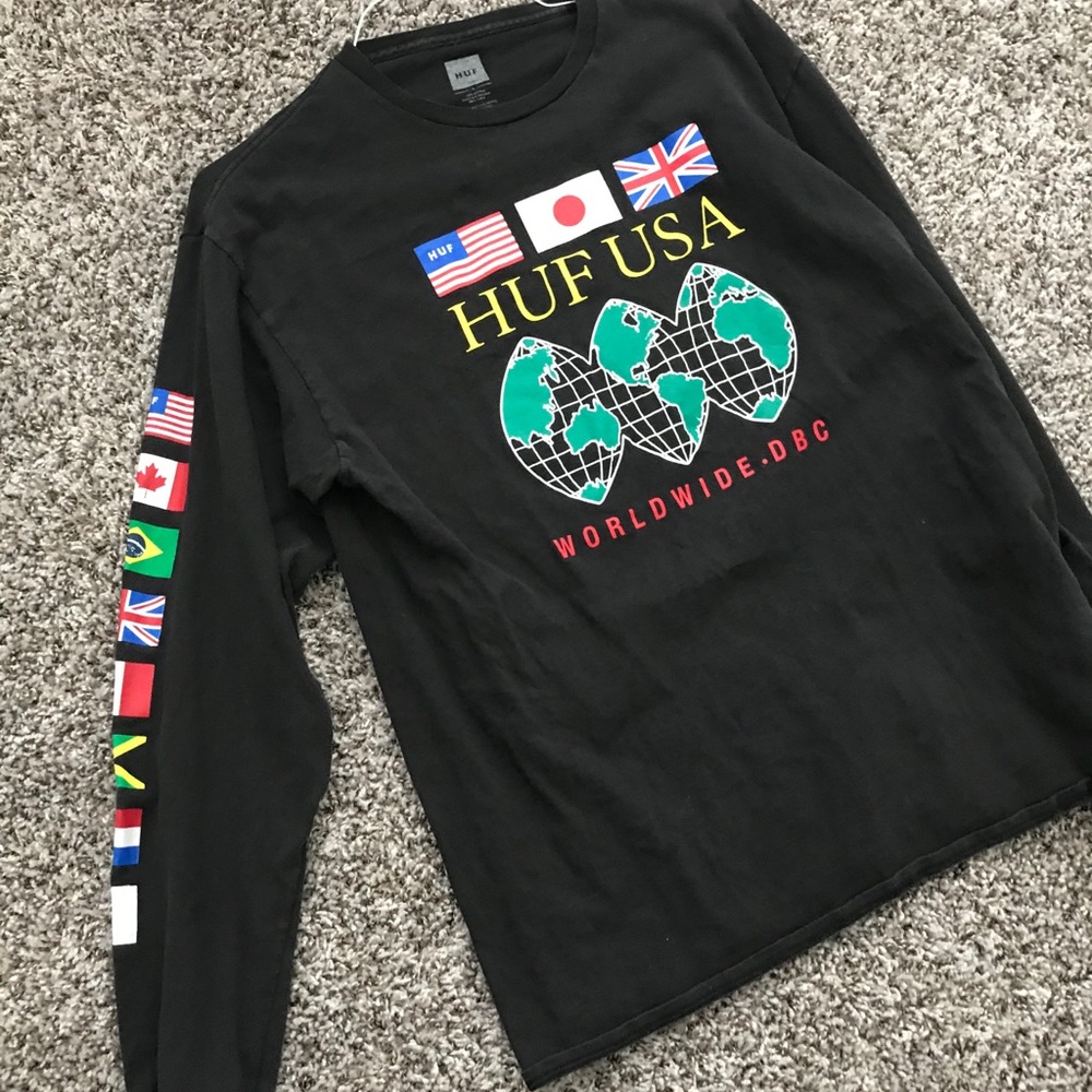 Huf Long Sleeve Worldwide Tee